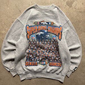 90s Vintage Denver Broncos Superbowl 32 champ's sweatshirt size medium